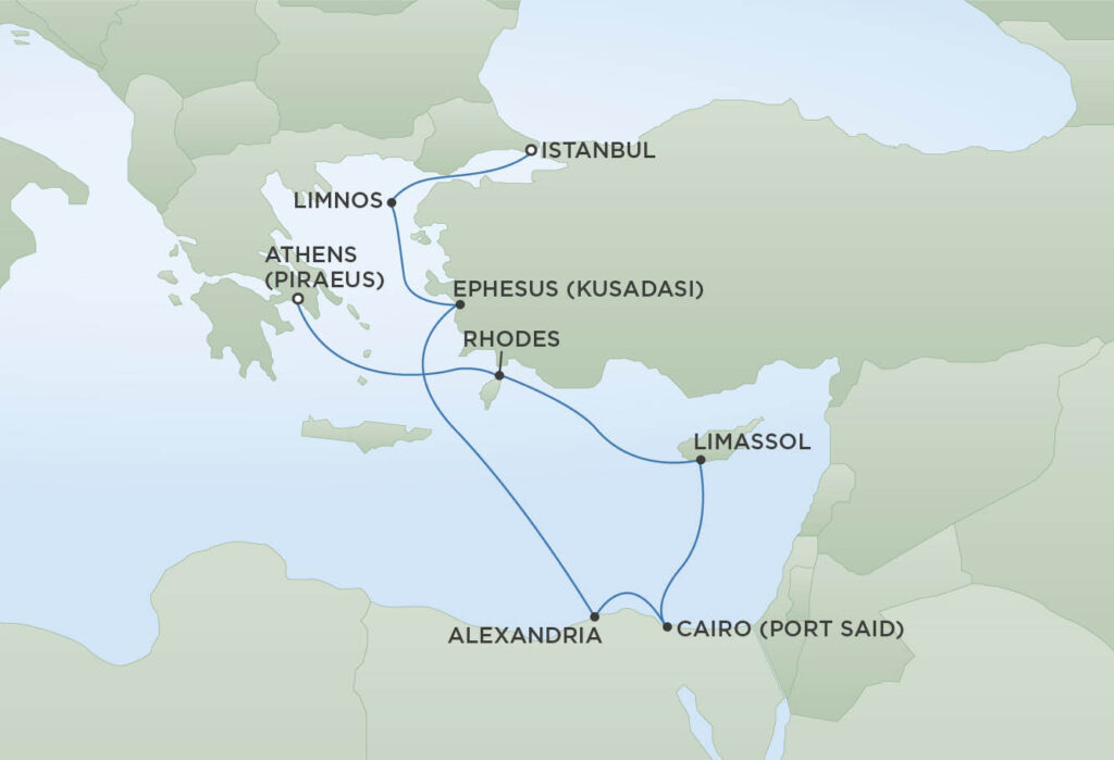 Croisière Regent - D'Athènes (Le Pirée) à Istanbul, Seven Seas Navigator, Départ le 3 mai 2025