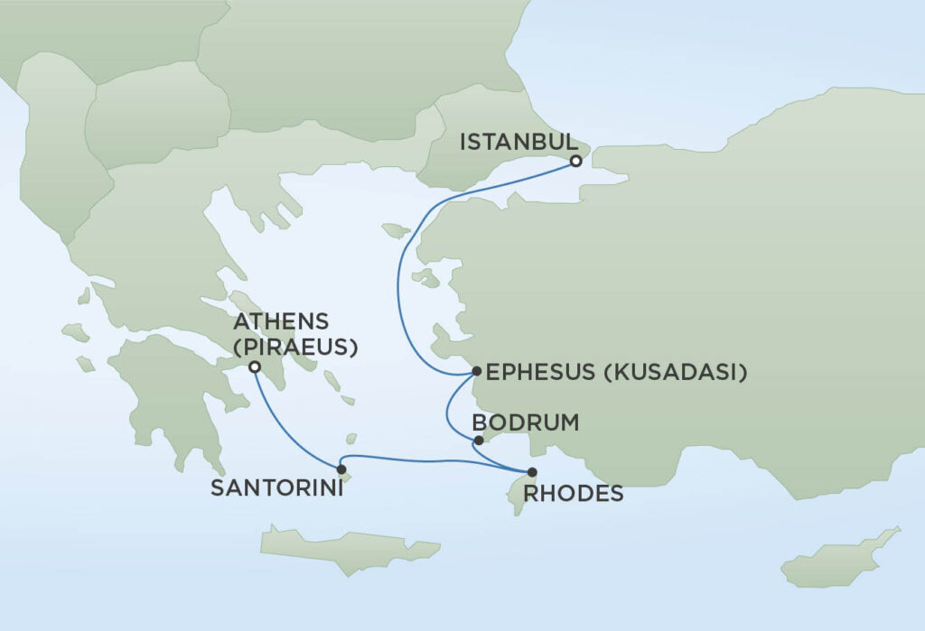 Croisière Regent - D'Athènes (Le Pirée) à Istanbul, Seven Seas Splendor, Départ le 30 avril 2025