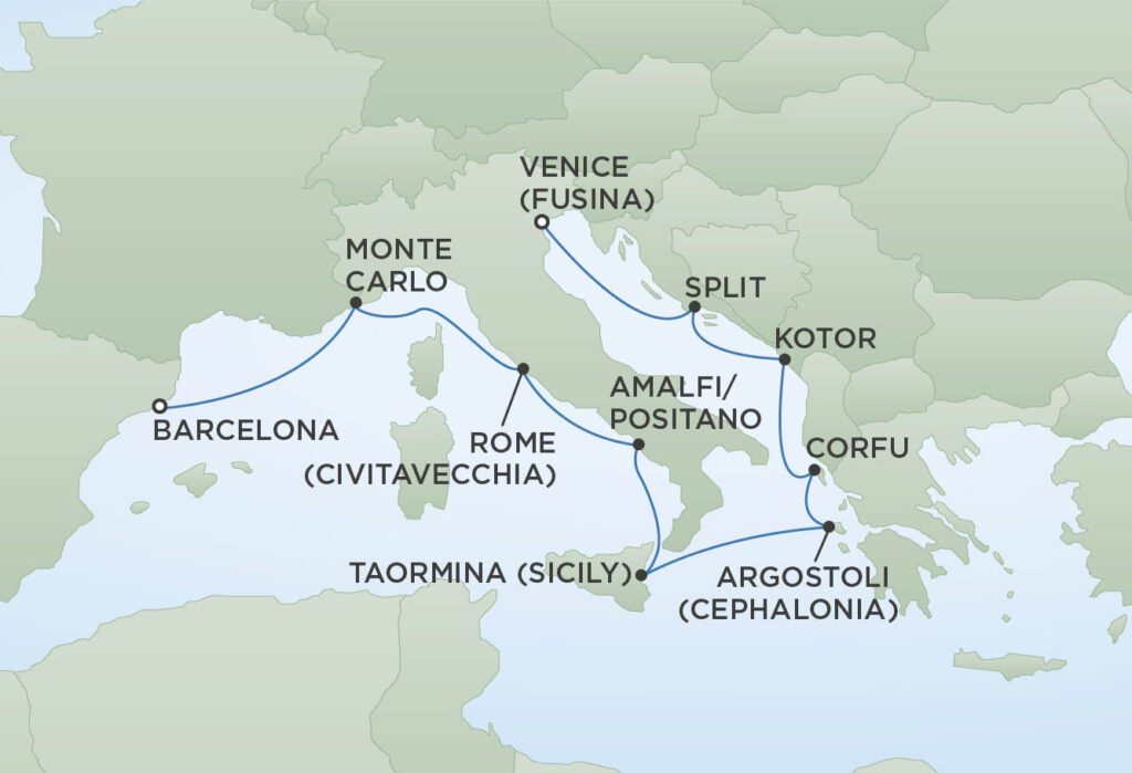 Croisière Regent - De Trieste à Barcelone, Seven Seas Splendor, Départ le 12 juillet 2025