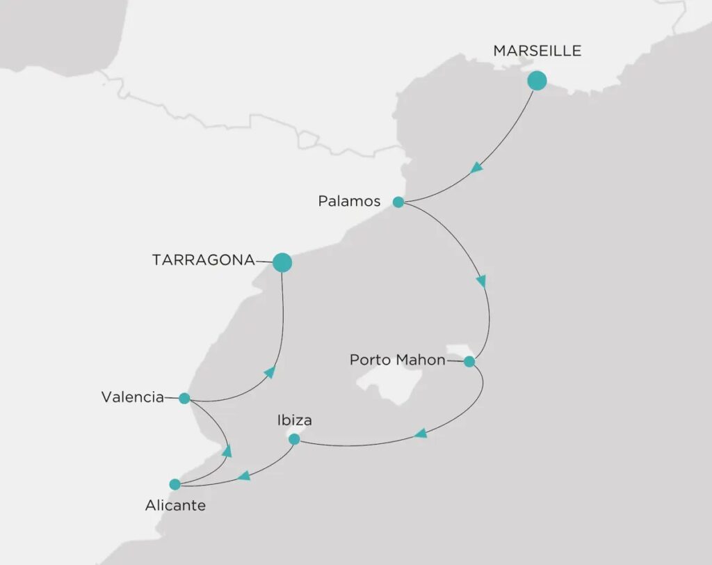 Voyage haut de gamme Marseille à Tarragone﻿