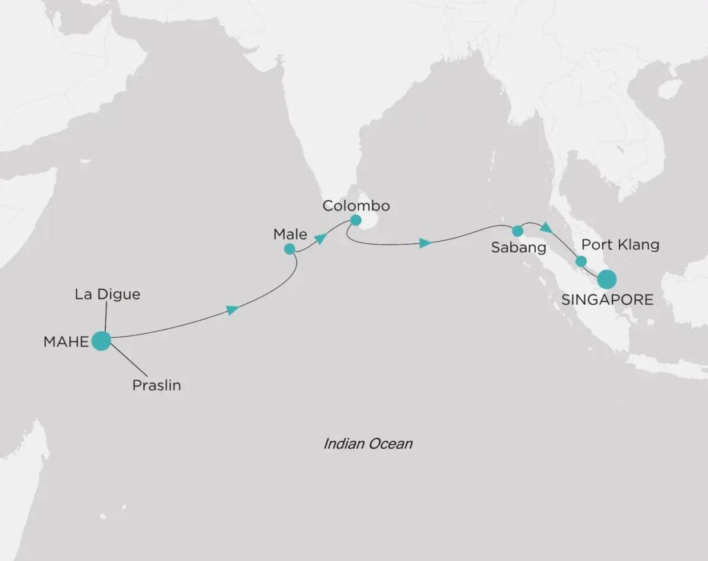 Croisière tout inclus Mahe à Singapour